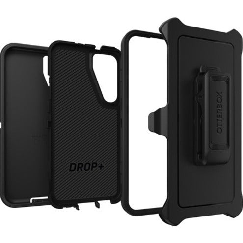 OtterBox Defender Rugged Carrying Case (Holster) Samsung Galaxy S23+ Smartphone - Black