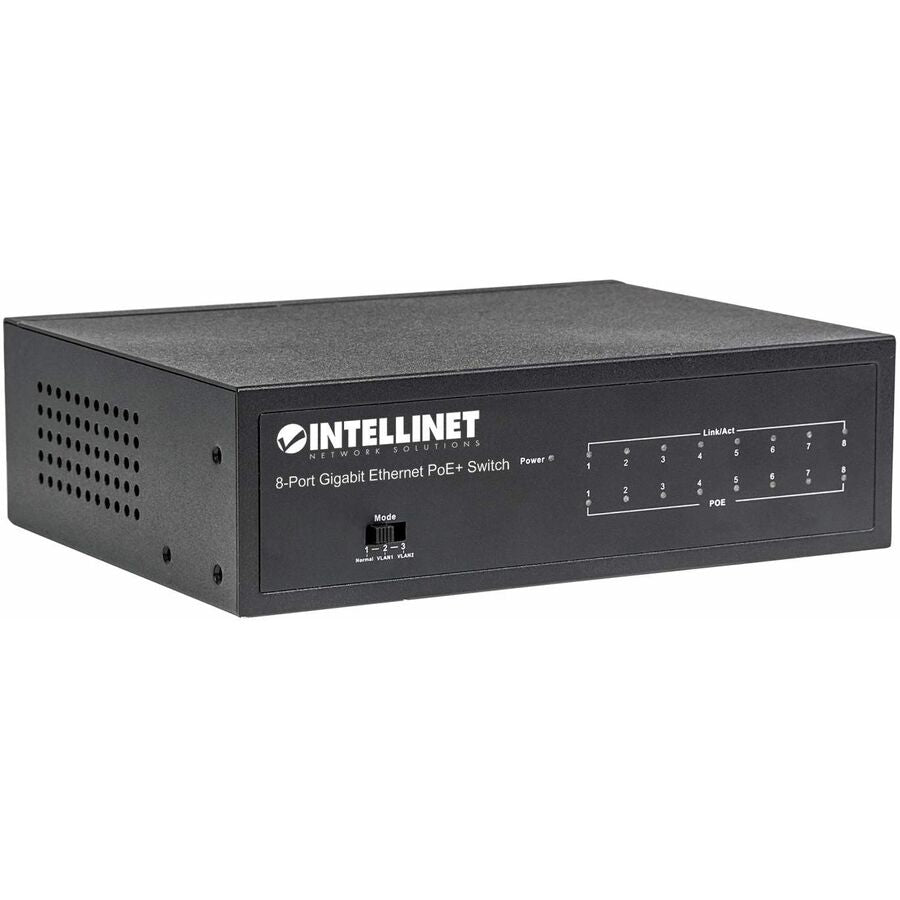 Manhattan 8-Port Gigabit Ethernet PoE+ Switch