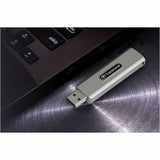 Transcend ESD320A 512 GB Portable Solid State Drive - External - Soft Gray