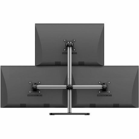 Atdec quad/triple/dual/single monitor desk mount - Freestanding base - Loads up to 17.6lb flat or 13.5lb curved - VESA 75x75, 100x100