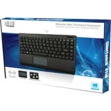 Adesso Wireless Mini Touchpad Keyboard