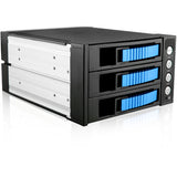 iStarUSA BPU-230HD Drive Enclosure for 5.25" - Serial ATA/600 Host Interface Internal - Black, Blue