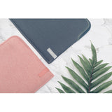 Moshi Pluma Laptop Sleeve for MacBook 13 - Carnation Pink Ultra-thin Neoprene Fabric with Water-resistant Outer