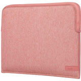 Moshi Pluma Laptop Sleeve for MacBook 13 - Carnation Pink Ultra-thin Neoprene Fabric with Water-resistant Outer