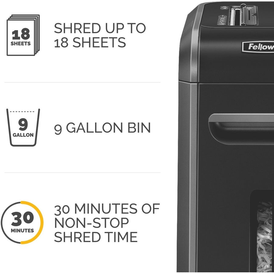 Fellowes Powershred&reg; 99Ci 100% Jam Proof Cross-Cut Shredder