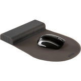 Allsop ErgoFlex Silicone Mouse Pad with Wrist Rest - Black - (31879)