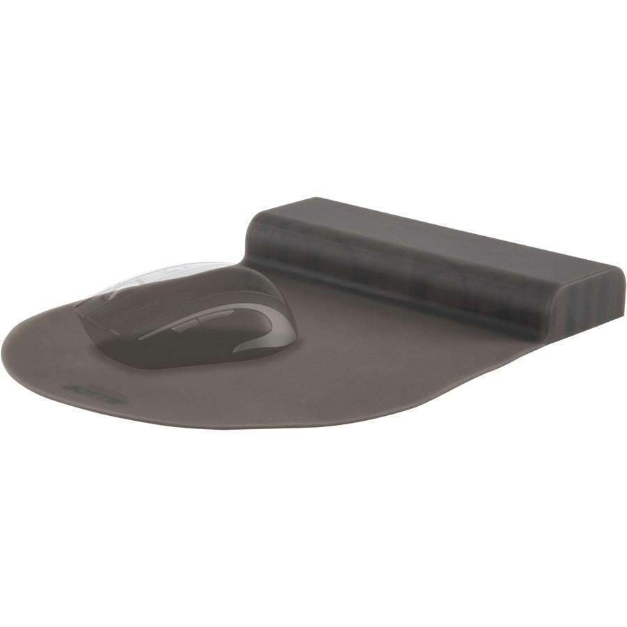 Allsop ErgoFlex Silicone Mouse Pad with Wrist Rest - Black - (31879)