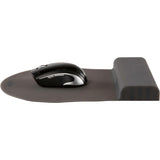 Allsop ErgoFlex Silicone Mouse Pad with Wrist Rest - Black - (31879)