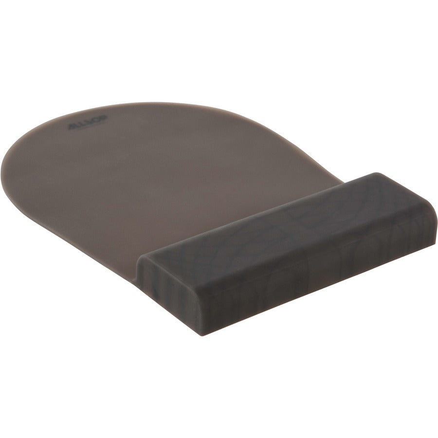 Allsop ErgoFlex Silicone Mouse Pad with Wrist Rest - Black - (31879)