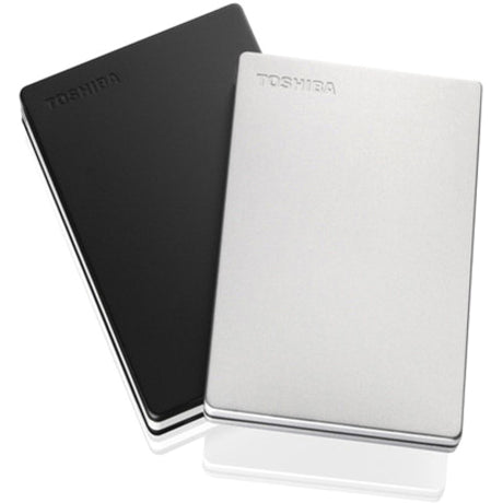 Toshiba Canvio Slim 1 TB Hard Drive - 2.5" External - SATA (SATA/600) - Silver