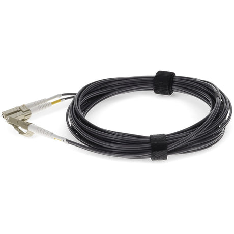 AddOn 2m LC (Male) to LC (Male) Gray OM3 Duplex OFNR (Riser-Rated) Fiber Patch Cable