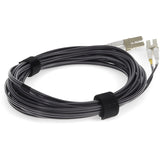 AddOn 2m LC (Male) to LC (Male) Gray OM3 Duplex OFNR (Riser-Rated) Fiber Patch Cable