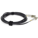 AddOn 2m LC (Male) to LC (Male) Gray OM3 Duplex OFNR (Riser-Rated) Fiber Patch Cable