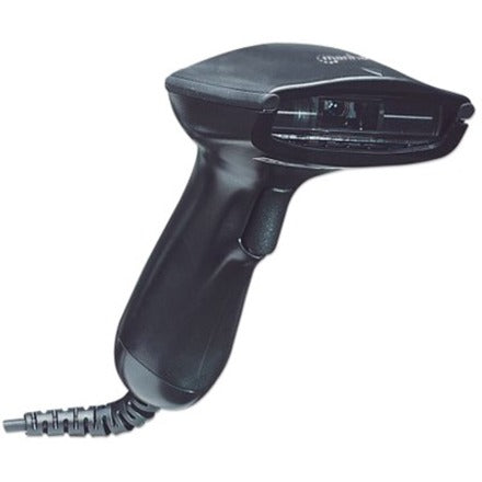 Manhattan Long Range CCD Handheld Barcode Scanner, USB, 500mm Scan Depth, Cable 1.5m, Max Ambient Light 30,000 lux (sunlight), Black, Three Year Warranty, Box