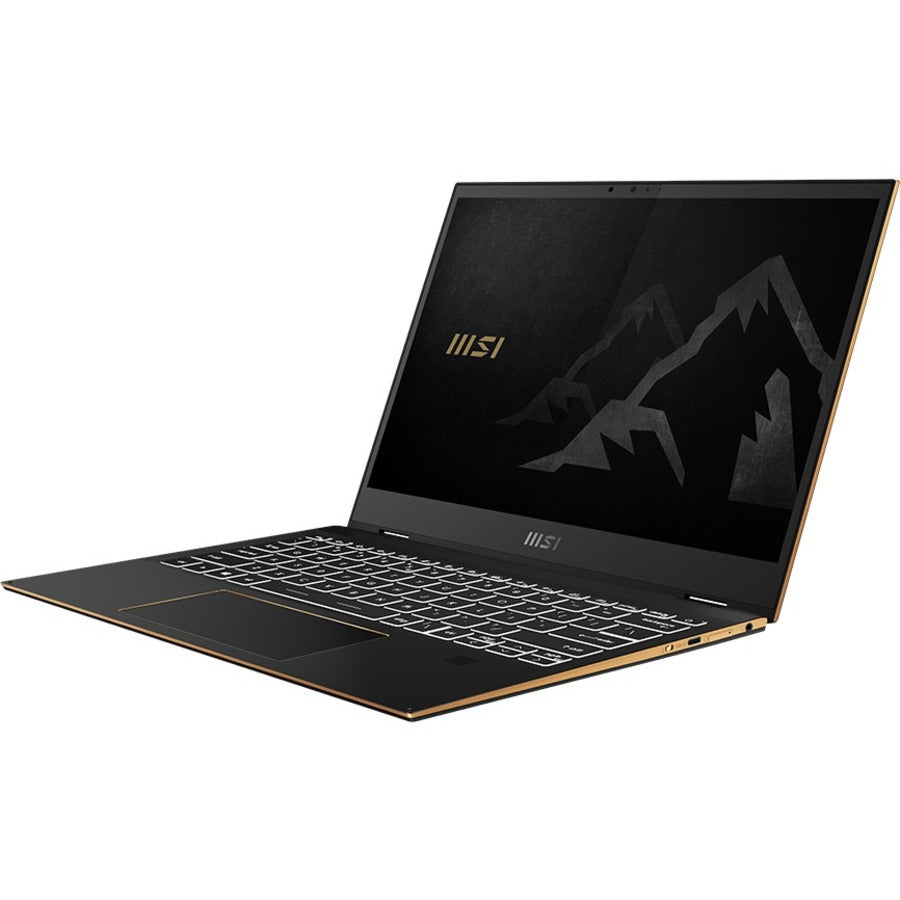 MSI Summit E13 Flip Evo Summit E13 Flip Evo A12MT-002 13.4" Touchscreen Rugged Convertible 2 in 1 Notebook - Full HD Plus - 1920 x 1200 - Intel Core i7 12th Gen i7-1260P 2.10 GHz - 16 GB Total RAM - 512 GB SSD - Ink Black