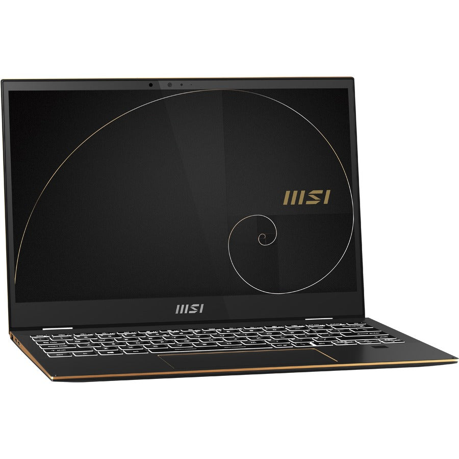 MSI Summit E13 Flip Evo Summit E13 Flip Evo A12MT-002 13.4" Touchscreen Rugged Convertible 2 in 1 Notebook - Full HD Plus - 1920 x 1200 - Intel Core i7 12th Gen i7-1260P 2.10 GHz - 16 GB Total RAM - 512 GB SSD - Ink Black