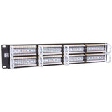 Intellinet Network Solutions 48-Port Rackmount Cat6 UTP 110/Krone Patch Panel, 2U