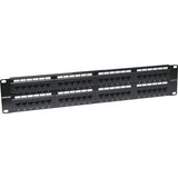 Intellinet Network Solutions 48-Port Rackmount Cat6 UTP 110/Krone Patch Panel, 2U