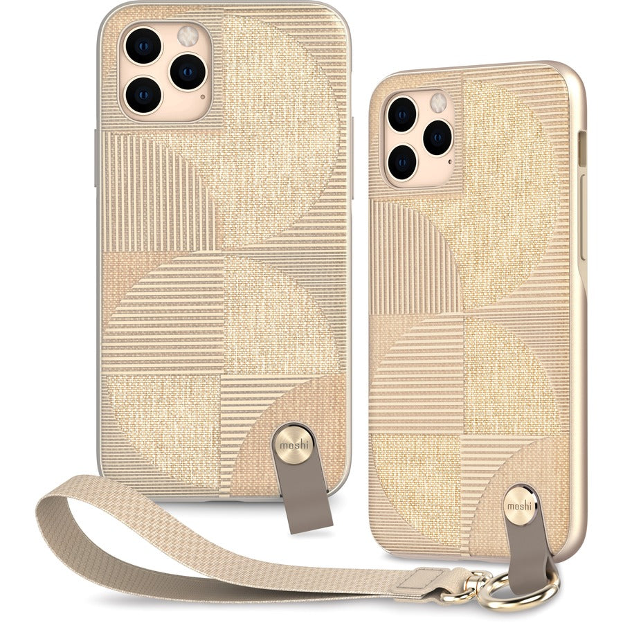 Moshi Altra Carrying Case Apple iPhone 11 Pro Smartphone - Sahara Beige