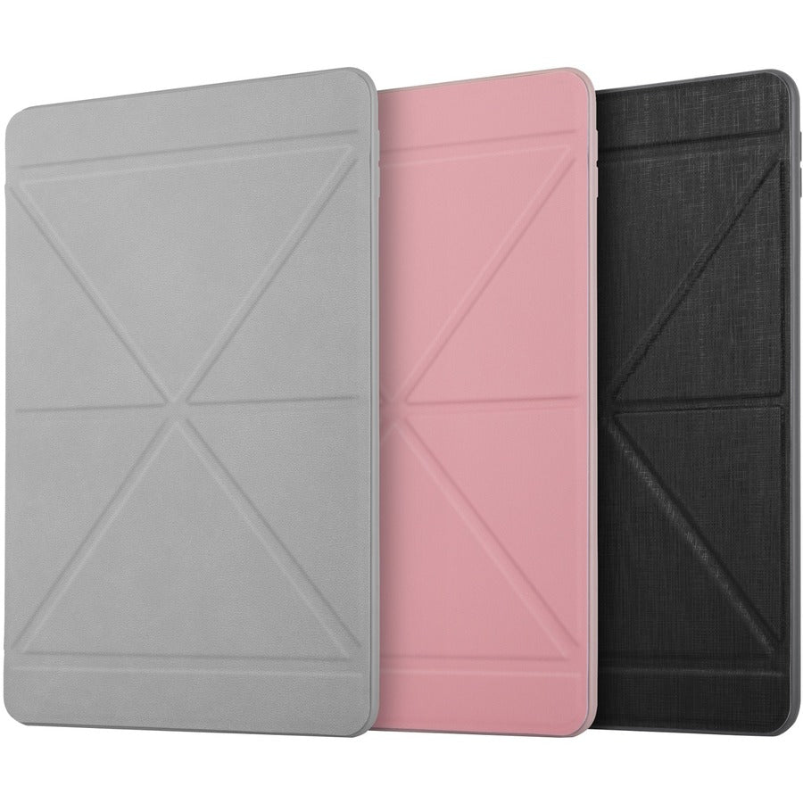 Moshi VersaCover Case with Folding Cover for iPad (10.2 inch, 8th/7th gen), 3 Viewing Modes, Microfiber Cover, Supports Auto Sleep/Wake