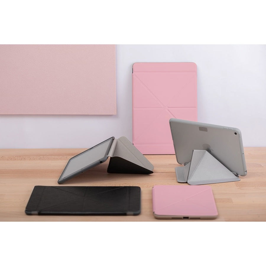 Moshi VersaCover Case with Folding Cover for iPad (10.2 inch, 8th/7th gen), 3 Viewing Modes, Microfiber Cover, Supports Auto Sleep/Wake