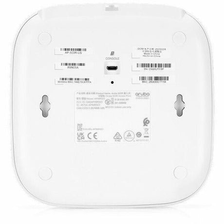 Aruba AP-503R Dual Band IEEE 802.11 a/b/g/n/ac/ax 1.49 Gbit/s Wireless Access Point - Indoor