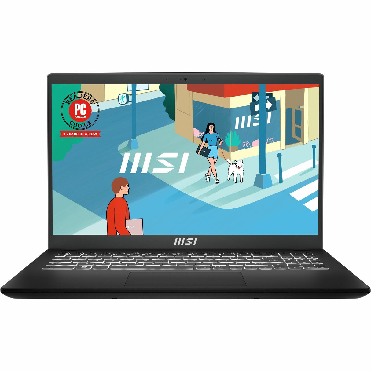 MSI Modern 15 B12M Modern 15 B12M-433US 15.6" Notebook - Full HD - Intel Core i3 12th Gen i3-1215U - 8 GB - 512 GB SSD - Classic Black