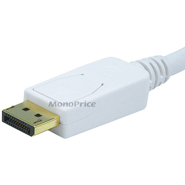 Monoprice 6ft 32AWG Mini DisplayPort to DisplayPort Cable - White