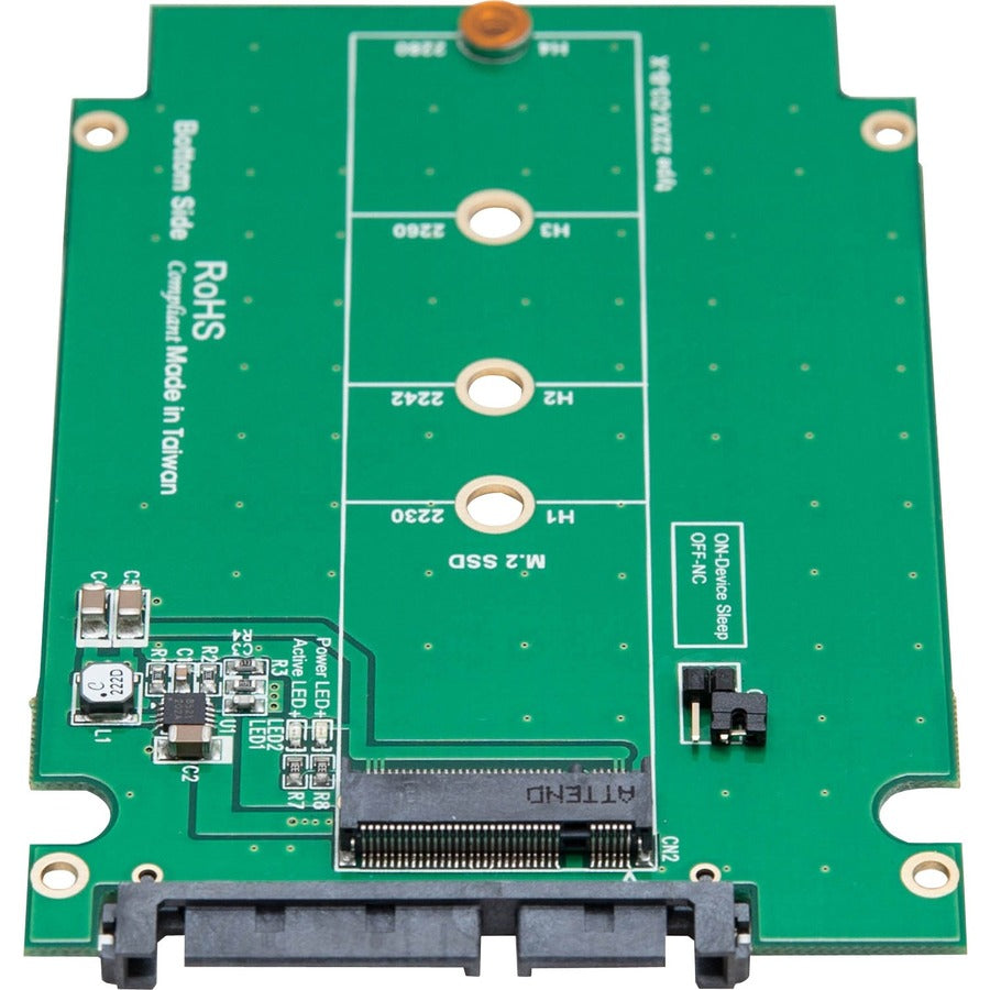 SYBA 2.5" SATA III to M.2 (NGFF) SSD Enclosure with Complete Screw Set