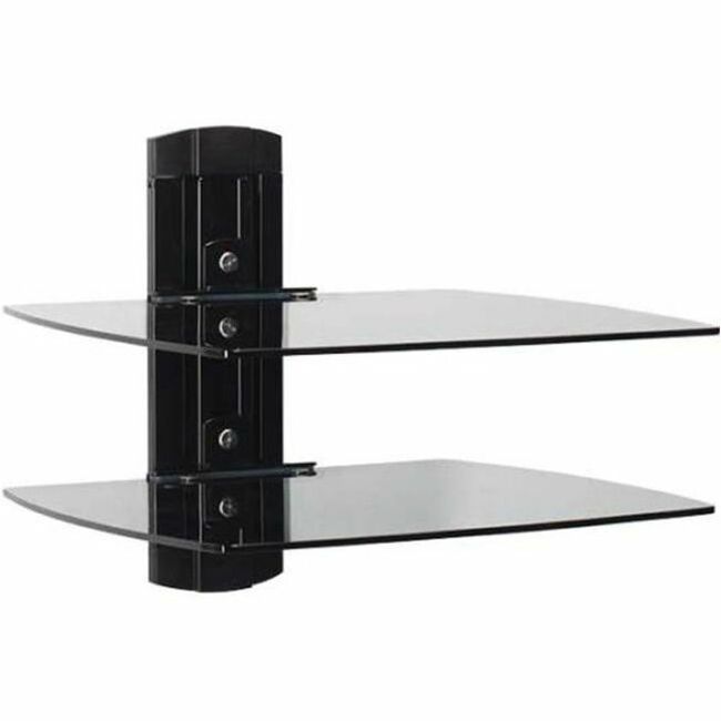 Sanus Dual TV Shelf for Under TV Wall Mount - Black