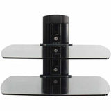 Sanus Dual TV Shelf for Under TV Wall Mount - Black