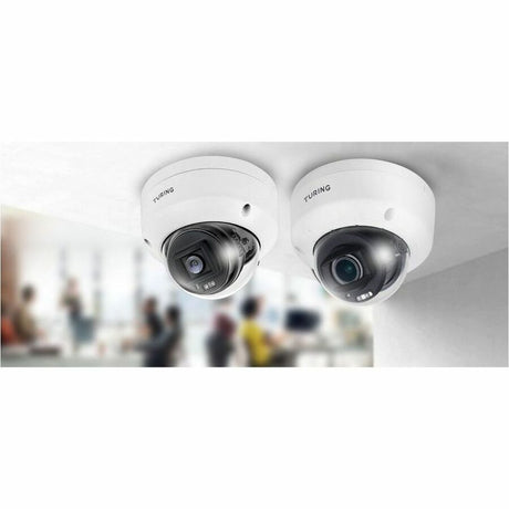 Turing Video EDGE+ EVC5ZD 5 Megapixel Outdoor Network Camera - Color - Dome - White - TAA Compliant