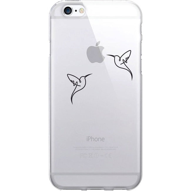 OTM Iconic Prints Clear Phone Case, Hummingbirds