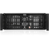 iStarUSA 4U Compact Stylish Rackmount Chassis with 500W Redundant Power Supply