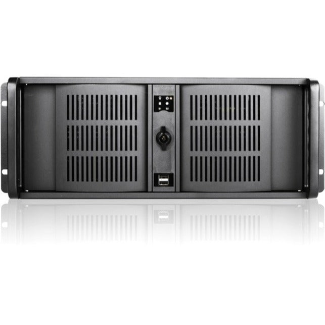 iStarUSA 4U Compact Stylish Rackmount Chassis with 500W Redundant Power Supply