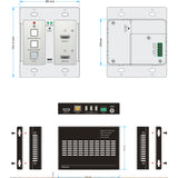 KanexPro WP-HDBTKVM3 KVM Switchbox