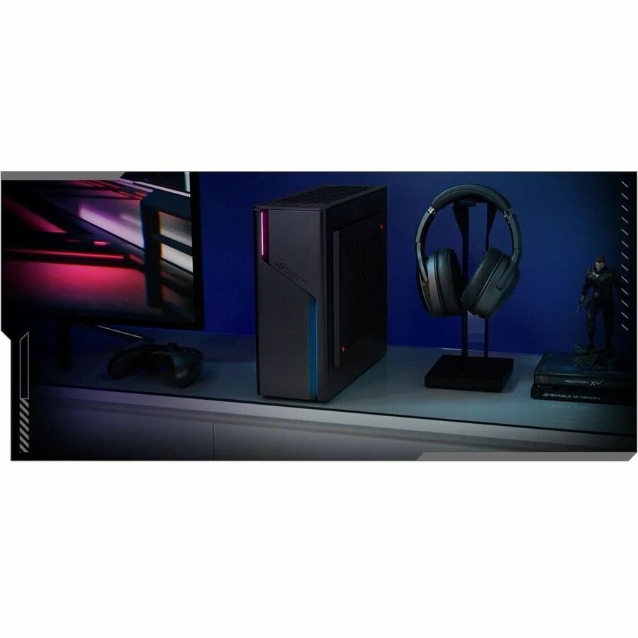 Asus ROG G22CH G22CH-DB779 Gaming Desktop Computer - Intel Core i7 13th Gen i7-13700KF - 32 GB - 1 TB SSD - Small Form Factor - Extreme Dark Gray