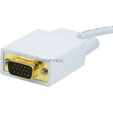 Monoprice 10ft 32AWG Mini DisplayPort to VGA Cable - White