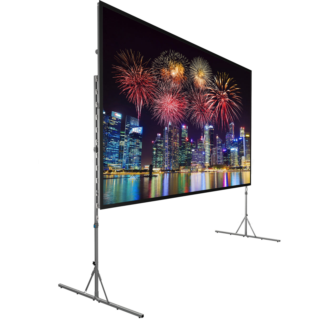 Da-Lite Fast-Fold Deluxe Screen System - Portable Folding Frame Screen - 185in Screen