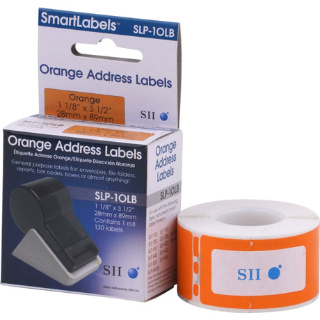 Seiko Orange Address Label