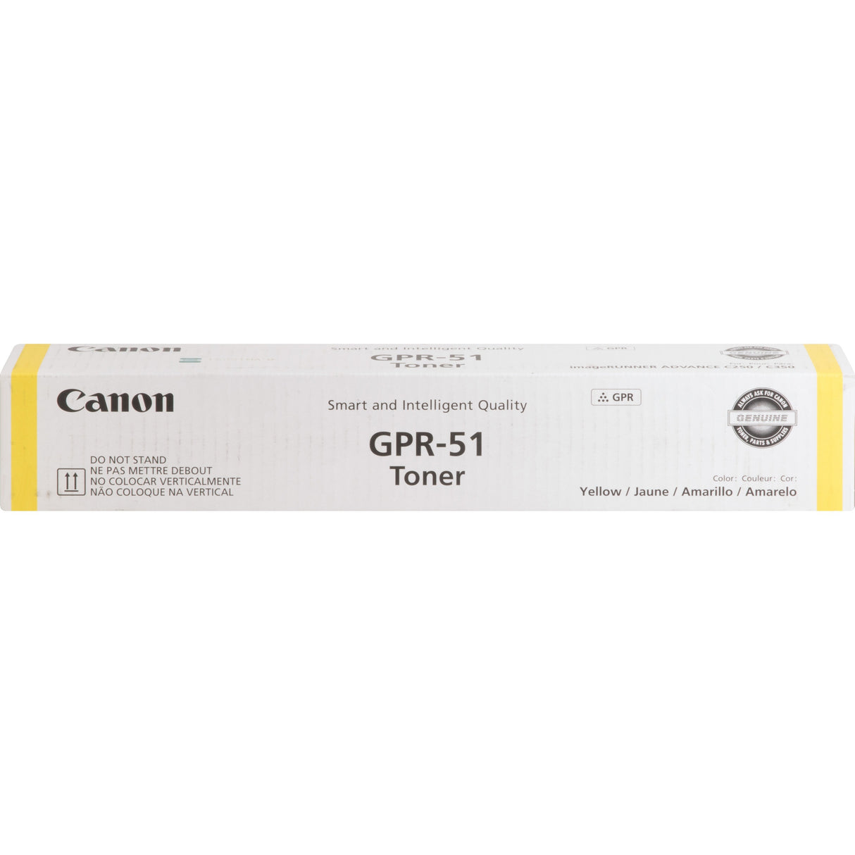 Canon GPR-51 Original Laser Toner Cartridge - Yellow - 1 Each