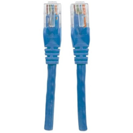 Intellinet Network Patch Cable, Cat6, 7.5m, Blue, CCA, U/UTP, PVC, RJ45, Gold Plated Contacts, Snagless, Booted, Lifetime Warranty, Polybag