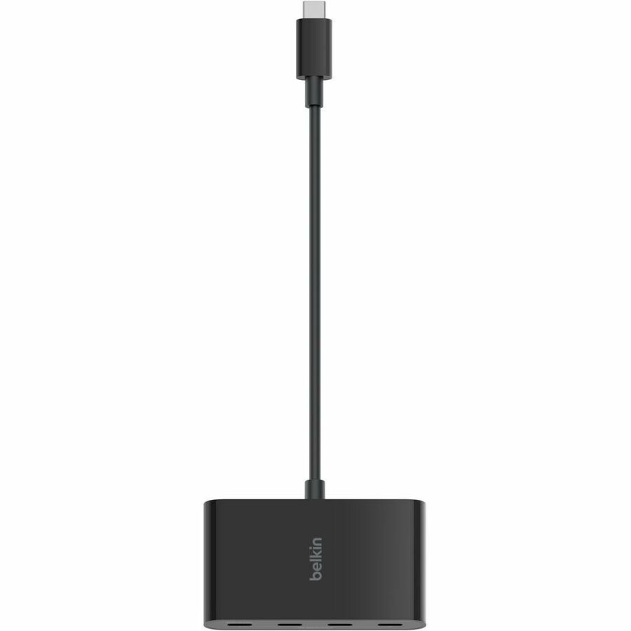 Belkin Connect USB-C 4-Port Hub, Adapter Dongle, 4xUSB-C Ports & 100W PD Max 10Gbps Data Transfer Mac/Chromebook