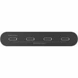 Belkin Connect USB-C 4-Port Hub, Adapter Dongle, 4xUSB-C Ports & 100W PD Max 10Gbps Data Transfer Mac/Chromebook