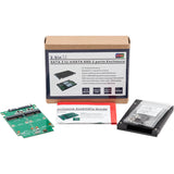 SYBA Dual mSATA SSD to SATA III RAID Enclosure with Complete Screw Set