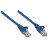 Intellinet Network Patch Cable, Cat5e, 5m, Blue, CCA, U/UTP, PVC, RJ45, Gold Plated Contacts, Snagless, Booted, Lifetime Warranty, Polybag