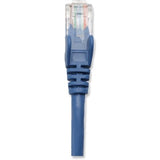 Intellinet Network Patch Cable, Cat5e, 5m, Blue, CCA, U/UTP, PVC, RJ45, Gold Plated Contacts, Snagless, Booted, Lifetime Warranty, Polybag