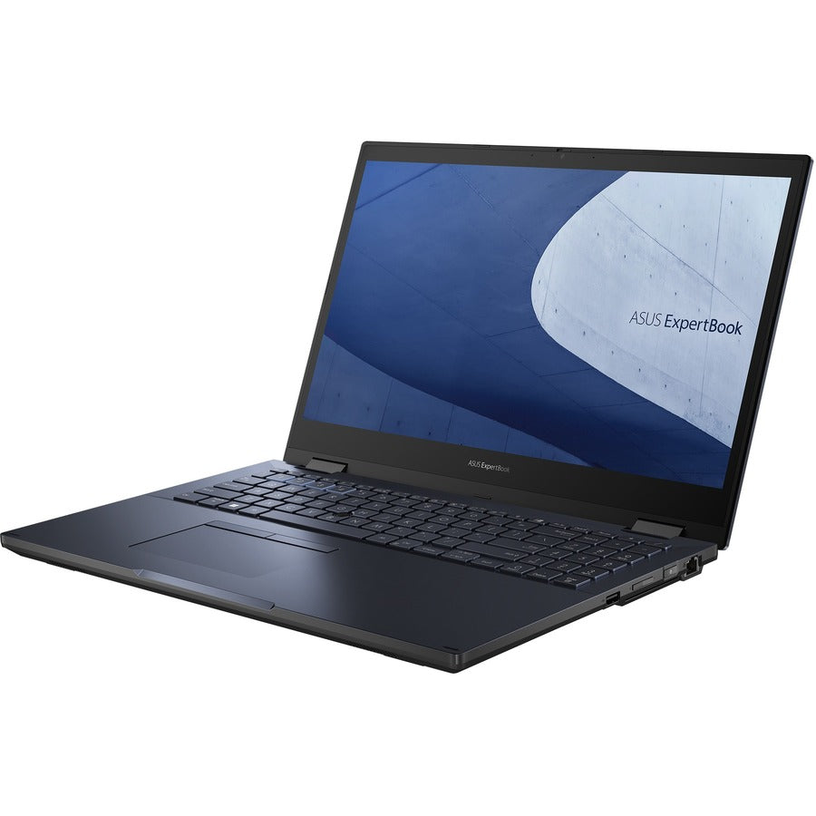 Asus ExpertBook B2 Flip B2502F B2502FBA-XS74T 15.6" Touchscreen Convertible Notebook - Full HD - 1920 x 1080 - Intel Core i7 12th Gen i7-1260P Dodeca-core (12 Core) 2.10 GHz - 16 GB Total RAM - 512 GB SSD - Star Black