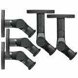 Sanus Satellite Speaker Wall Mount - Tilt and Swivel Speaker Mount - Pack of 5 - Black