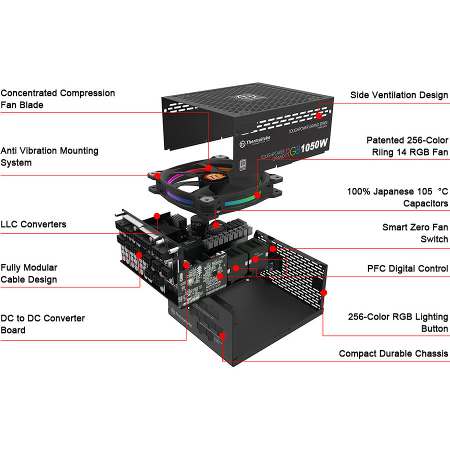 Thermaltake Toughpower Grand TPG-1050AH3FCP Power Supply